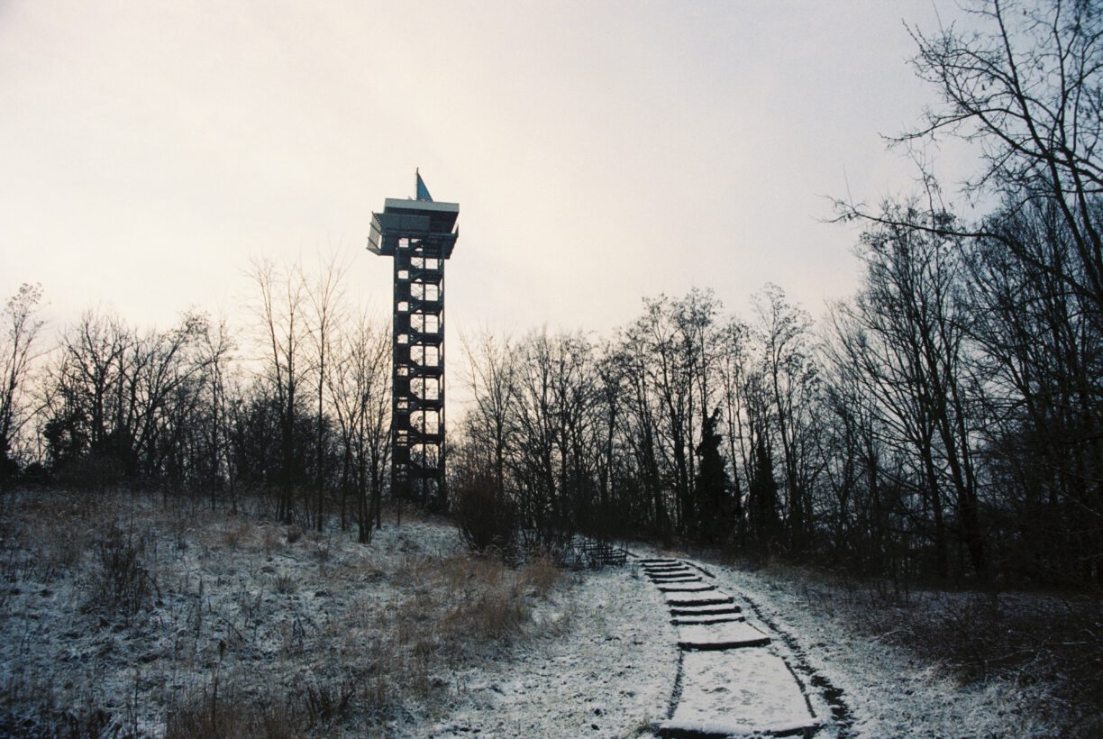 Hörlitzer Aussichtsturm im Winter - 2024